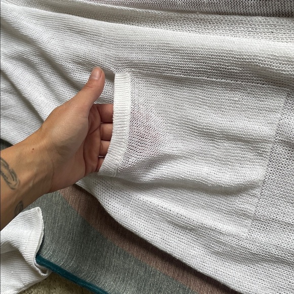 J Jill Linen Blend Coastal Cardigan - Picture 8 of 10